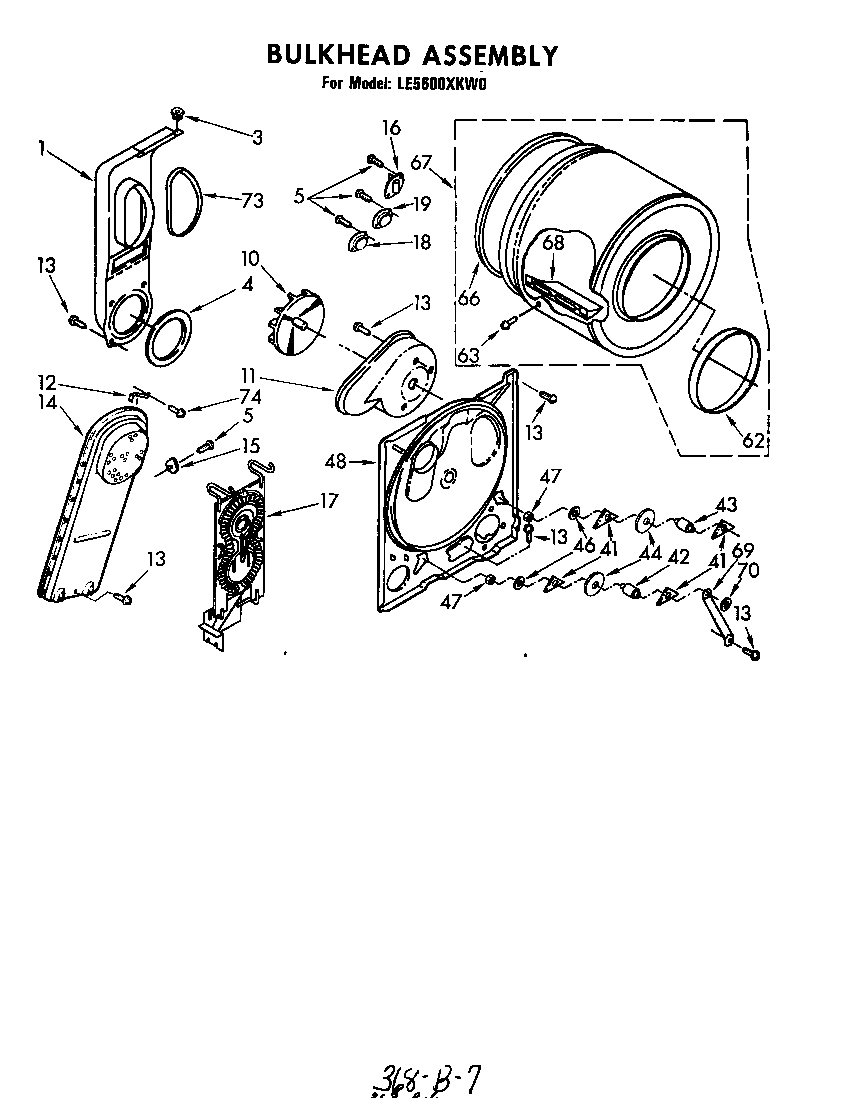 Whirlpool LE5600XKW0 null diagram