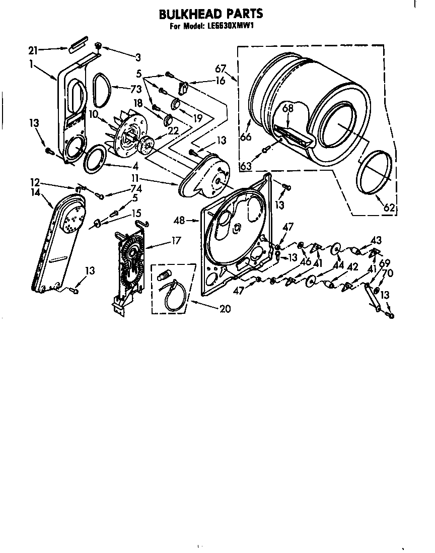 Whirlpool LE5530XMW1 null diagram