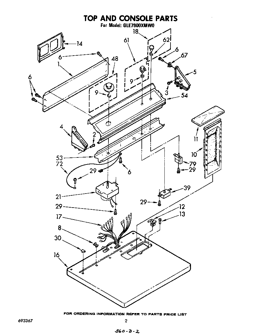 Whirlpool GLE7900XMW0 null diagram