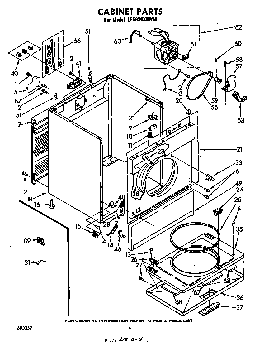 Whirlpool LE5920XMW0 null diagram