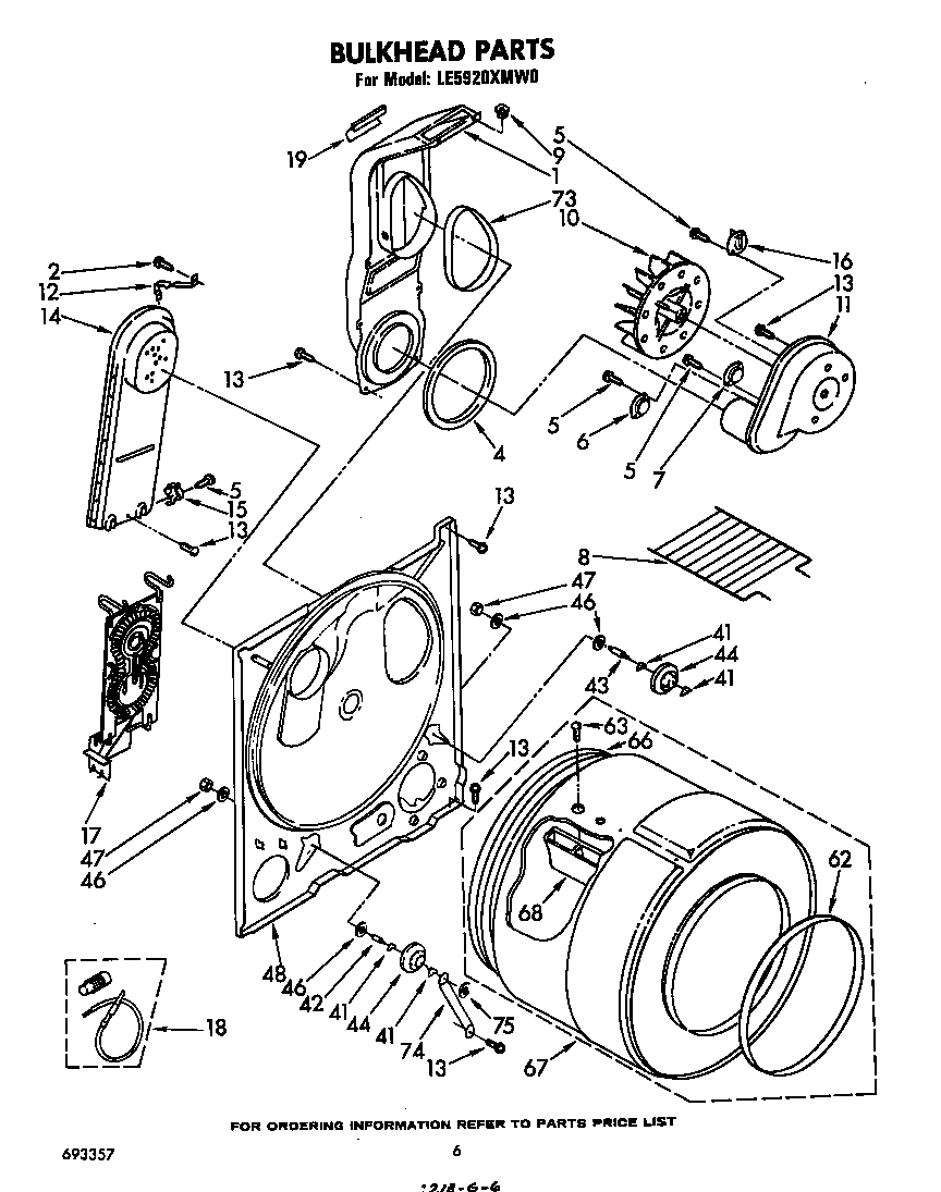 Whirlpool LE5920XMW0 null diagram
