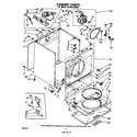 Whirlpool LG7001XPW0 cabinet diagram