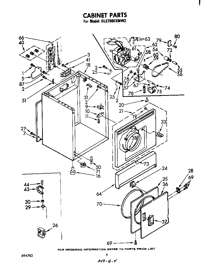 Whirlpool GLE7900XMW2 null diagram