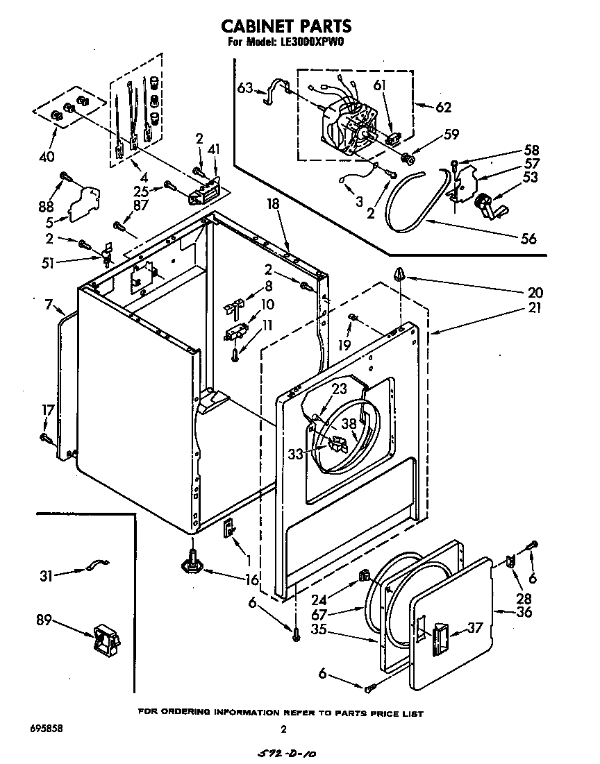 Whirlpool LE3000XPW0 null diagram