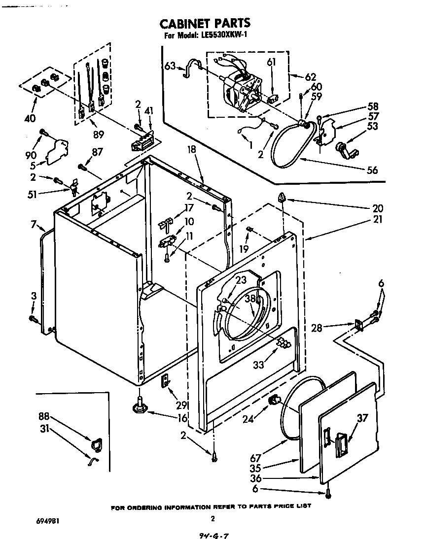Whirlpool LE5530XKW1 null diagram