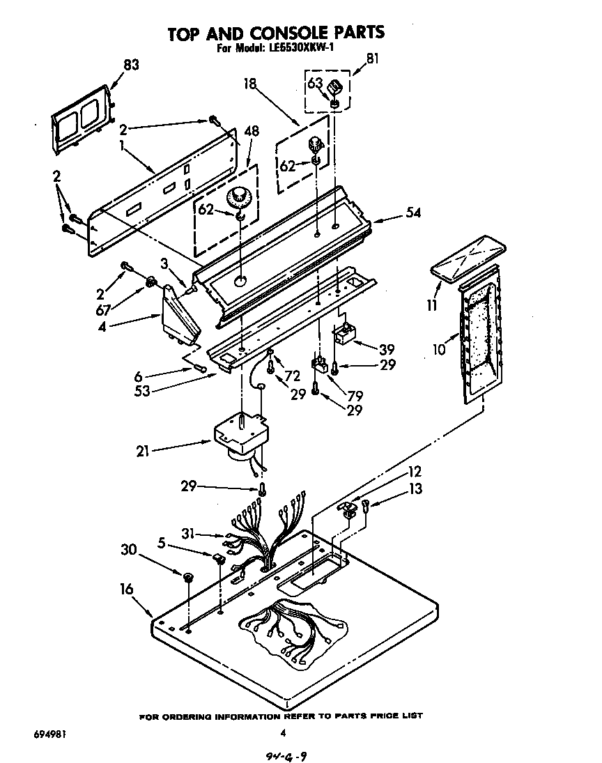 Whirlpool LE5530XKW1 null diagram
