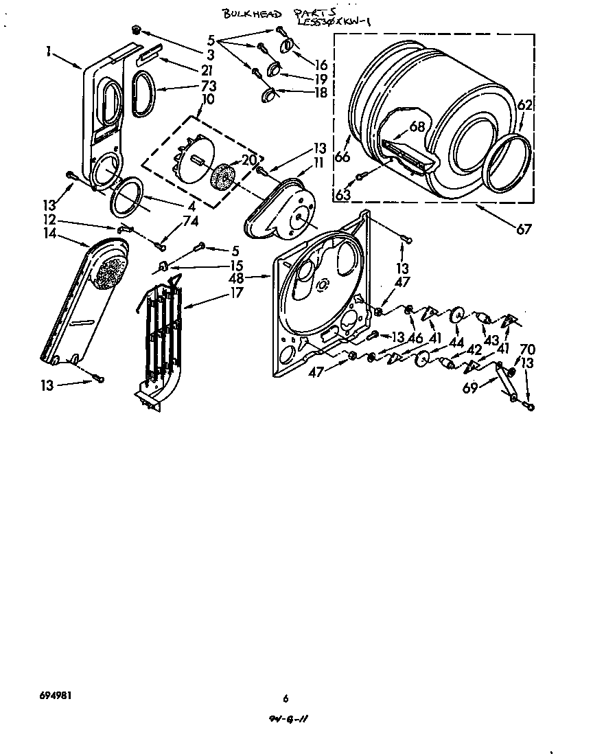 Whirlpool LE5530XKW1 null diagram