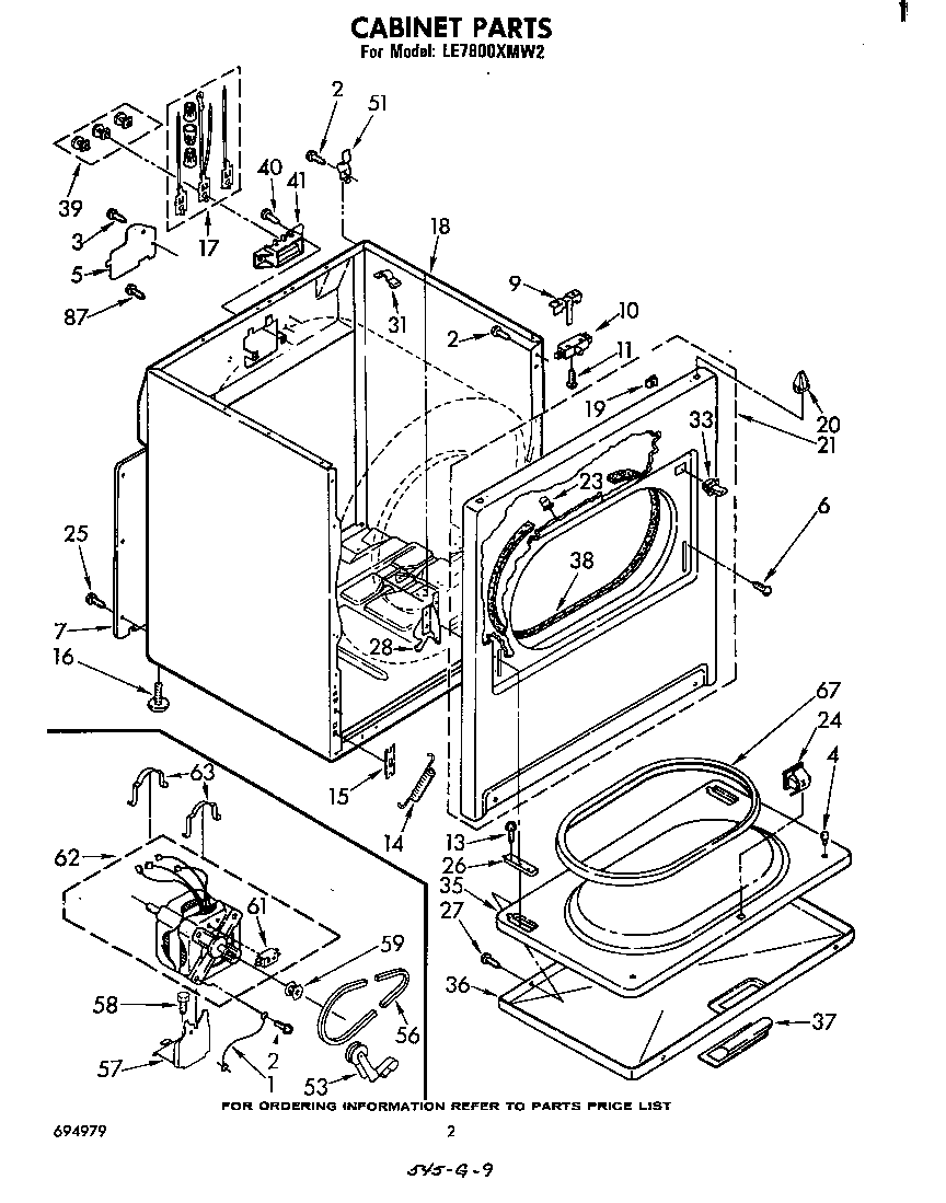 Whirlpool LE7800XMW2 null diagram