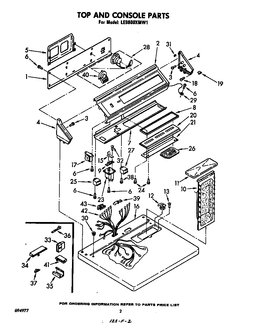 Whirlpool LE9800XMW1 null diagram
