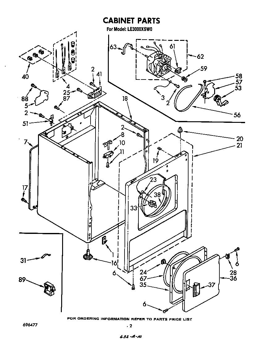 Whirlpool LE3000XSW0 null diagram