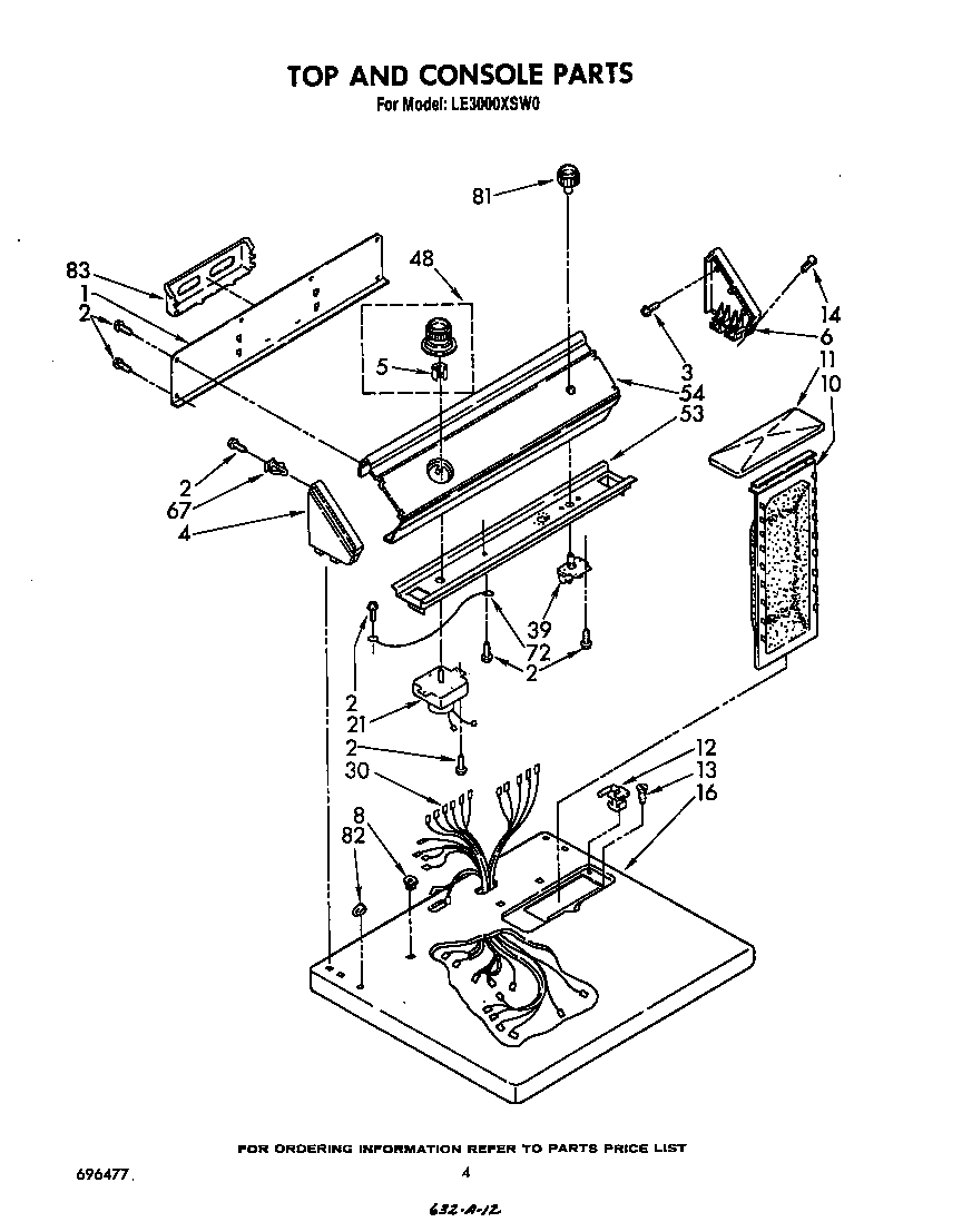 Whirlpool LE3000XSW0 null diagram