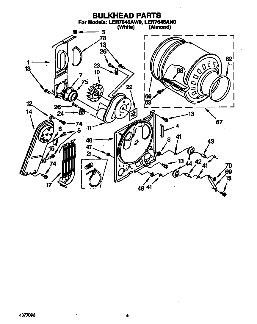 Whirlpool LER7646AW0 null diagram