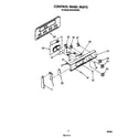 Whirlpool RF310PXVW1 control panel diagram