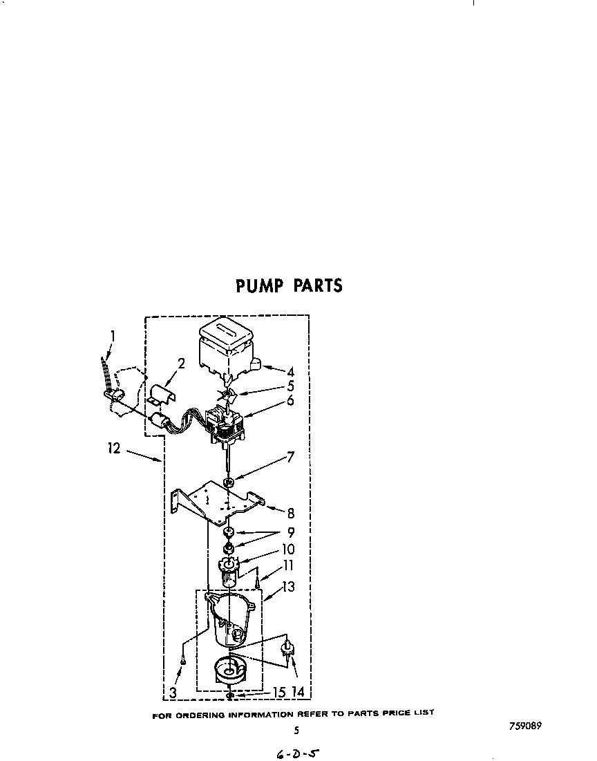 KitchenAid 3KUIS185V0 pump diagram