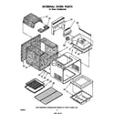 Whirlpool SF3600EPW0 internal oven diagram