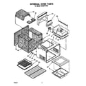 Whirlpool SF395PEPW0 internal oven diagram
