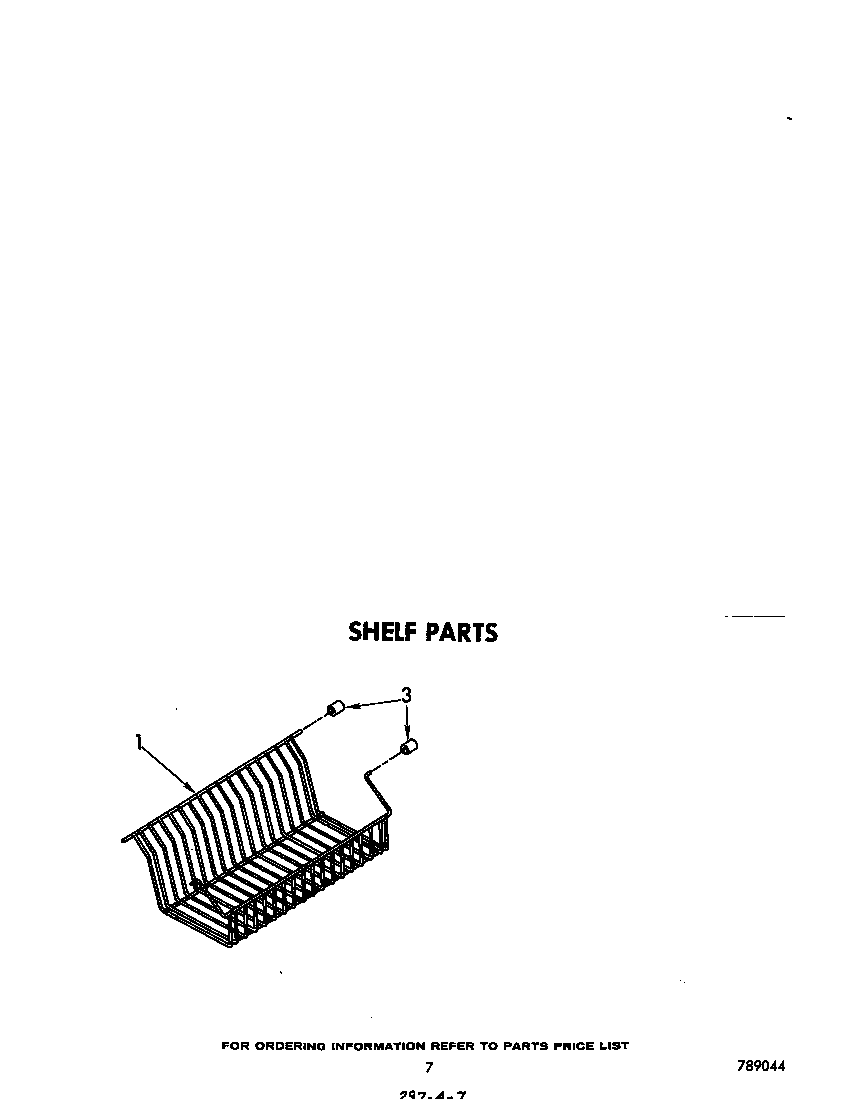 Whirlpool EV130FXKW3 shelf diagram