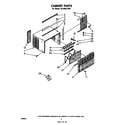 Whirlpool AC0052XM1 cabinet parts diagram