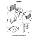 Whirlpool ACP802XM0 unit parts diagram