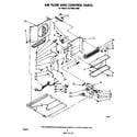 Whirlpool ACP802XM0 air flow and control parts diagram
