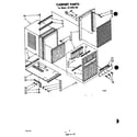 Whirlpool ACS602XM cabinet parts diagram