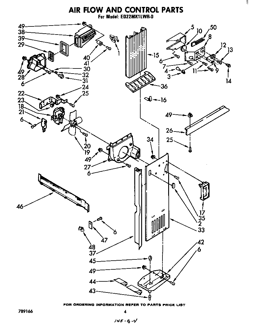Whirlpool ED22MK1LWR0 air flow and control diagram