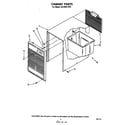 Whirlpool AD0482XP0 cabinet parts diagram