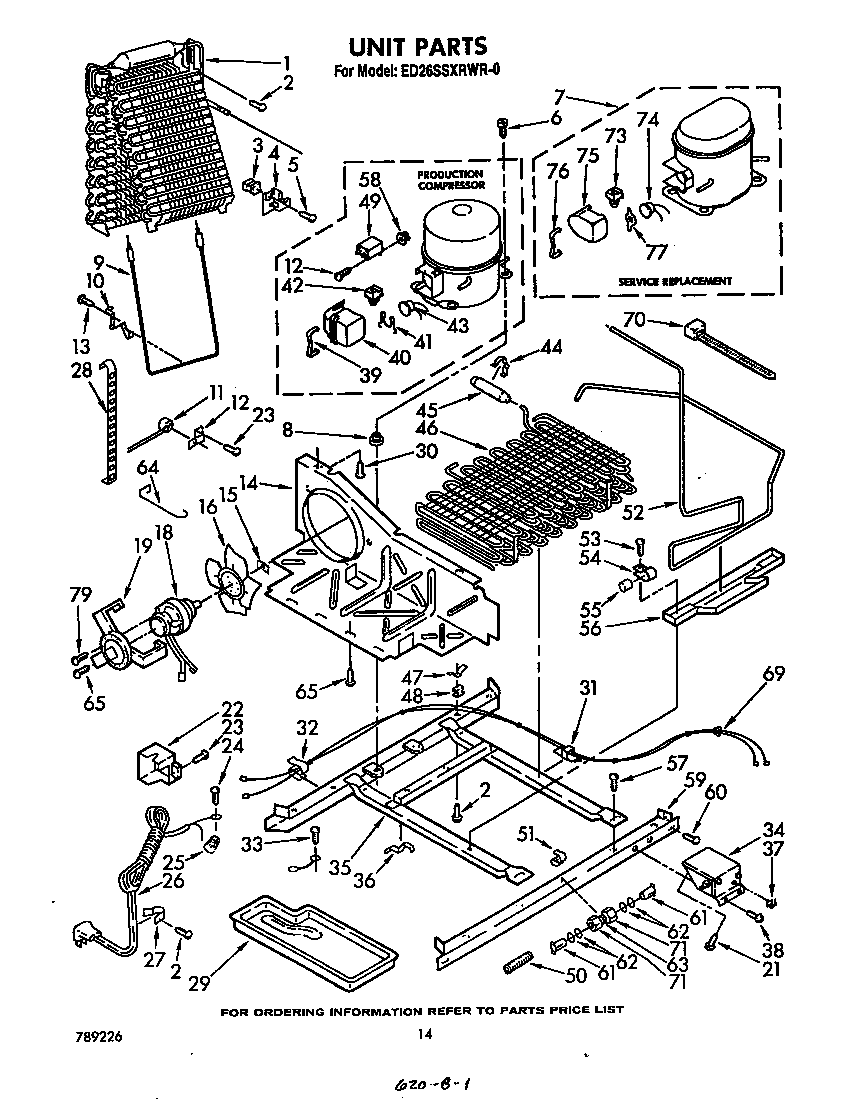 Whirlpool ED26SSXRWR0 unit diagram