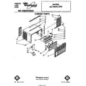 Whirlpool ACP602XP0 cabinet parts diagram