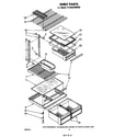 Whirlpool ET18AKXMWR0 shelf diagram