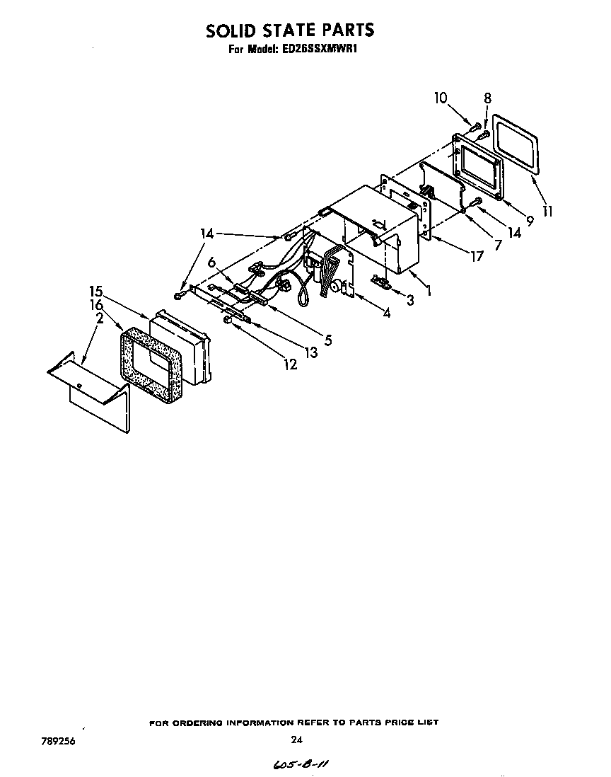 Whirlpool ED26SSXMWR1 solid state diagram