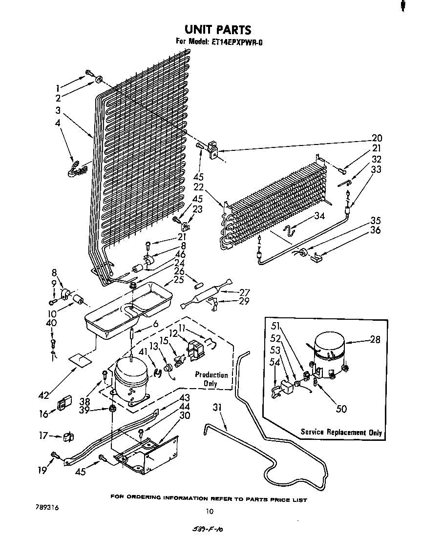 Whirlpool ET14EPXPWR0 unit diagram