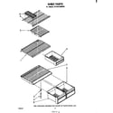 Whirlpool ET18TK1MWR2 shelf diagram