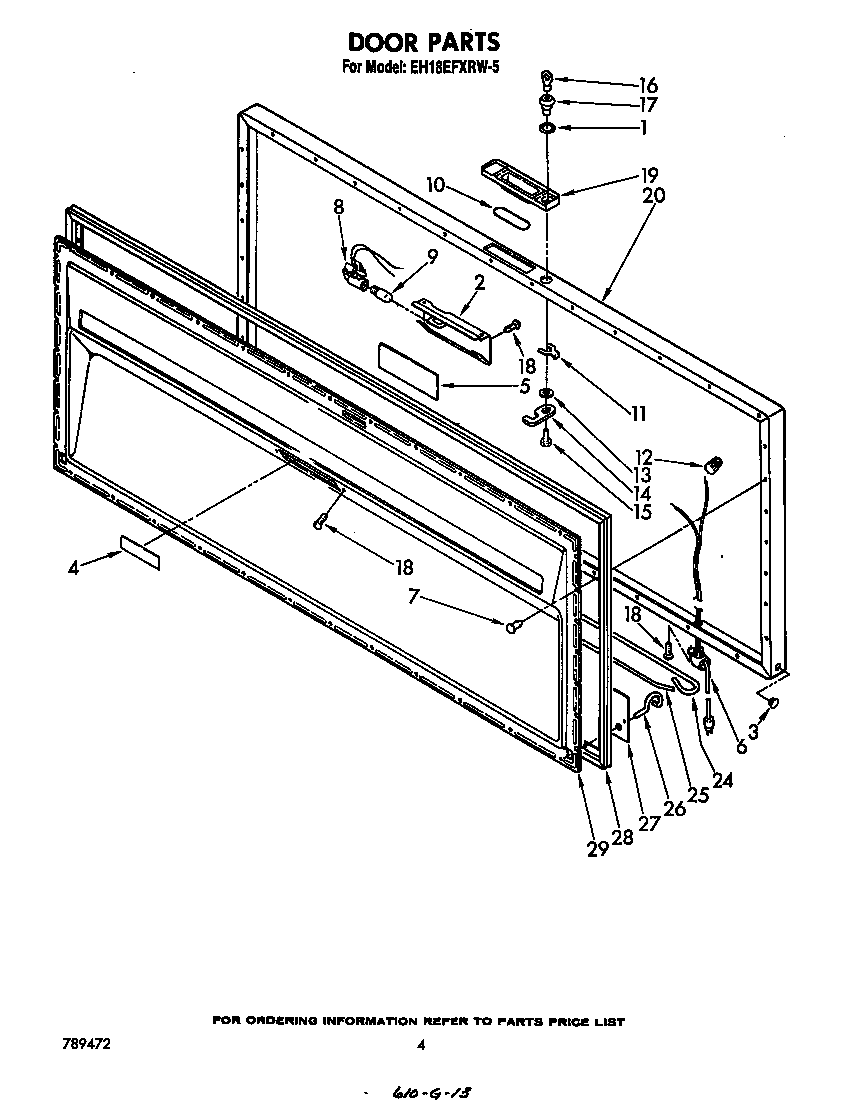 Whirlpool EH18EFXRW5 null diagram
