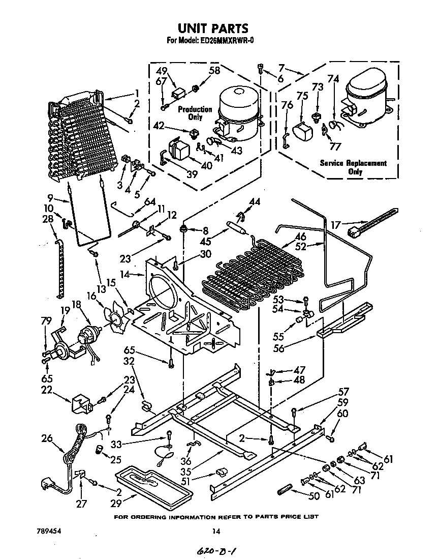 Whirlpool ED26MMXRWR0 unit diagram