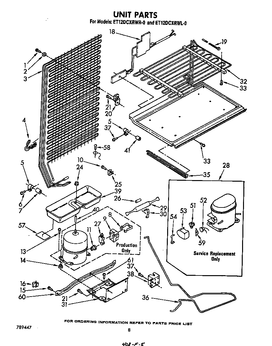 Whirlpool ET12DCXRWR0 unit diagram
