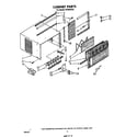 Whirlpool AC0802XS0 cabinet diagram