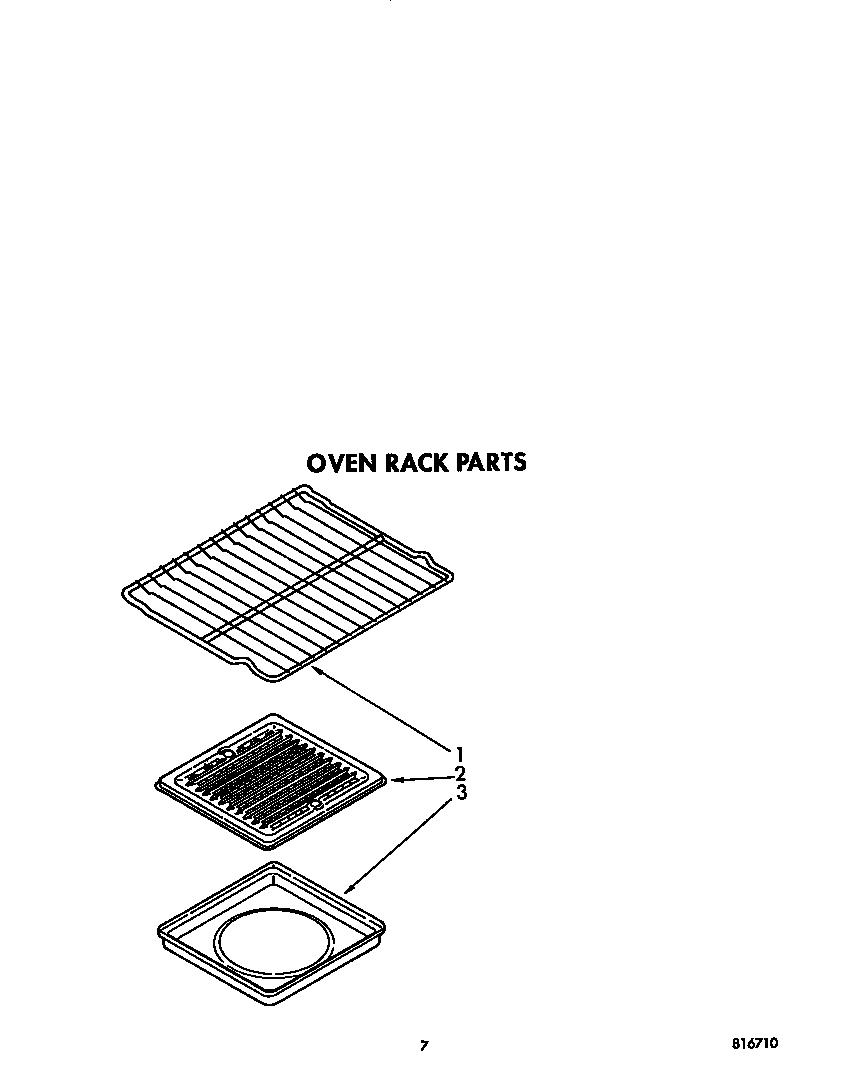 Whirlpool SF386PEWW0 oven rack diagram