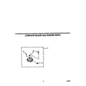 Whirlpool SF385PEWW1 complete sealed gas burner diagram