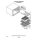Whirlpool RS575PXR3 interior oven diagram