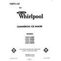 Whirlpool CCH12WSK front cover diagram