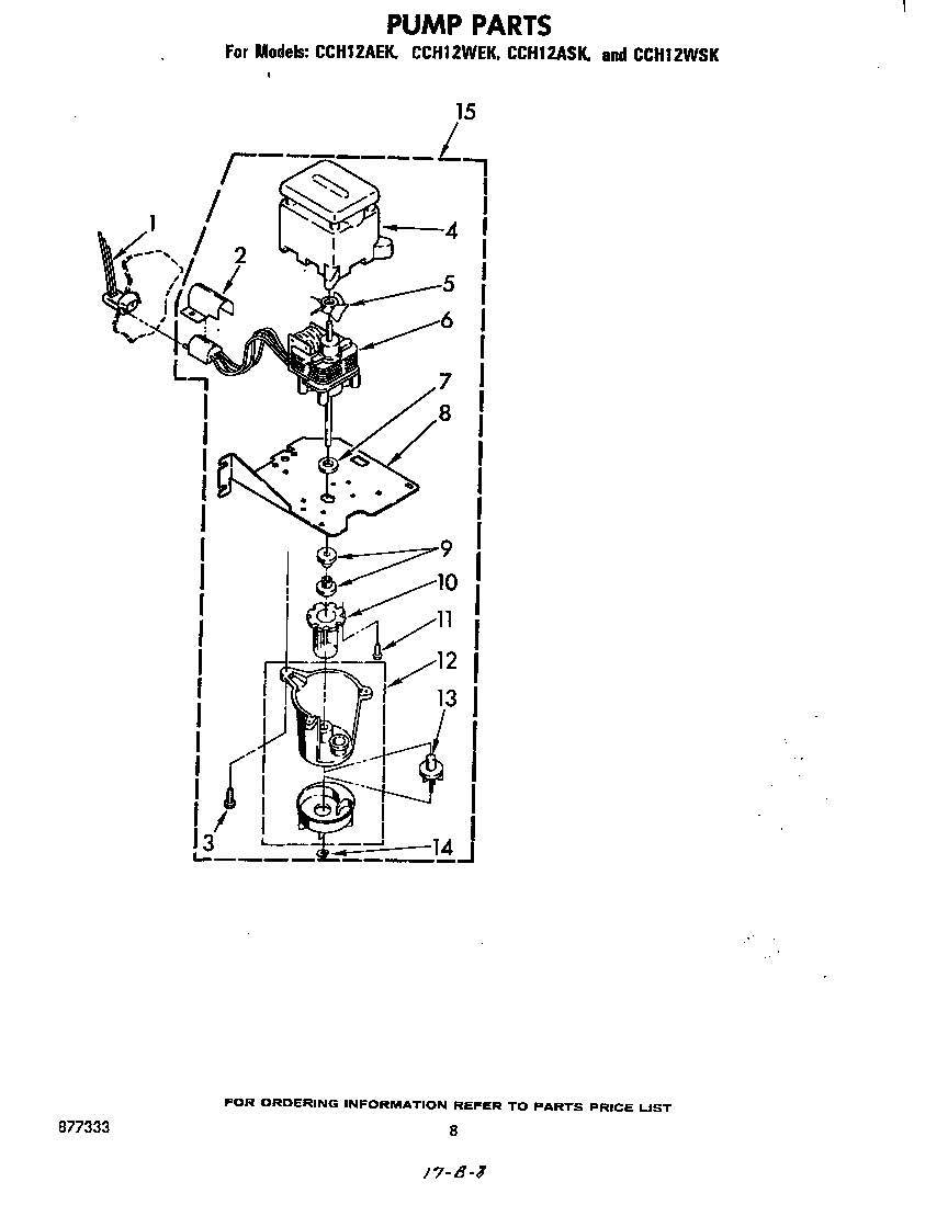 Whirlpool CCH12WSK pump diagram
