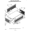 Whirlpool CCH12WSK hood and back diagram