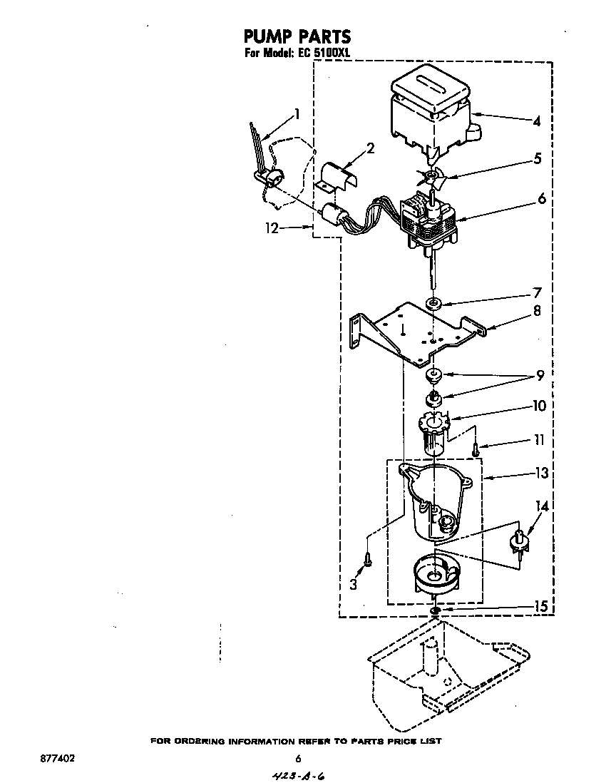Whirlpool CCS51AEL pump diagram