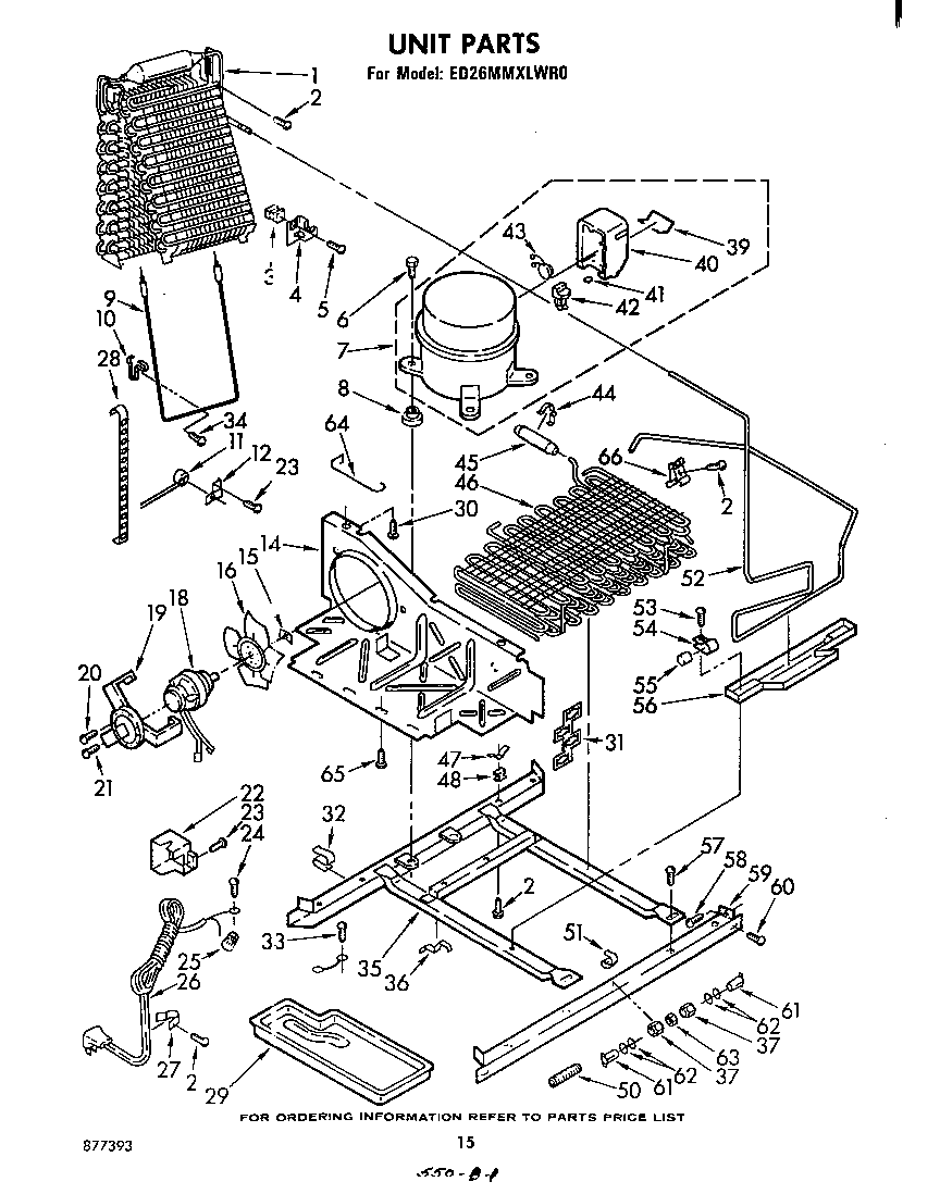 Whirlpool ED26MMXLWR0 unit diagram