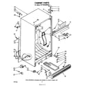 Whirlpool ET17HKXMWR0 cabinet diagram