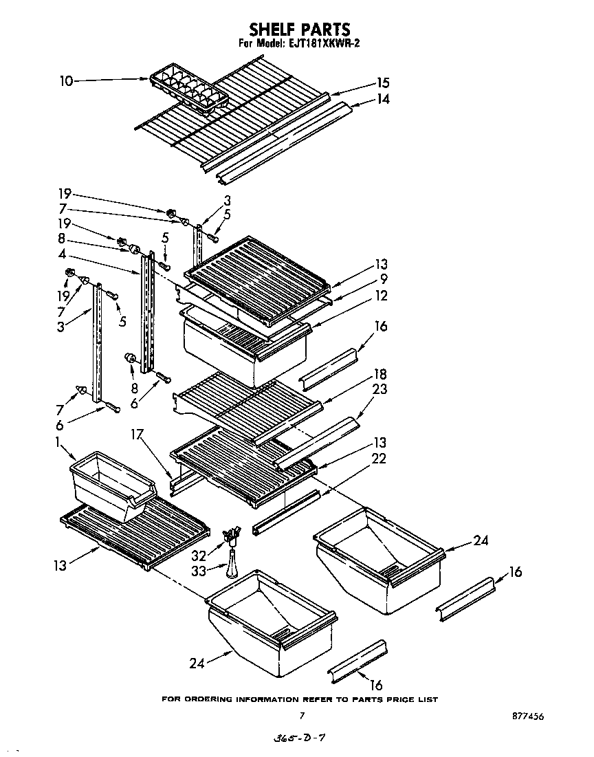 Whirlpool EJT181XKWR2 shelf diagram