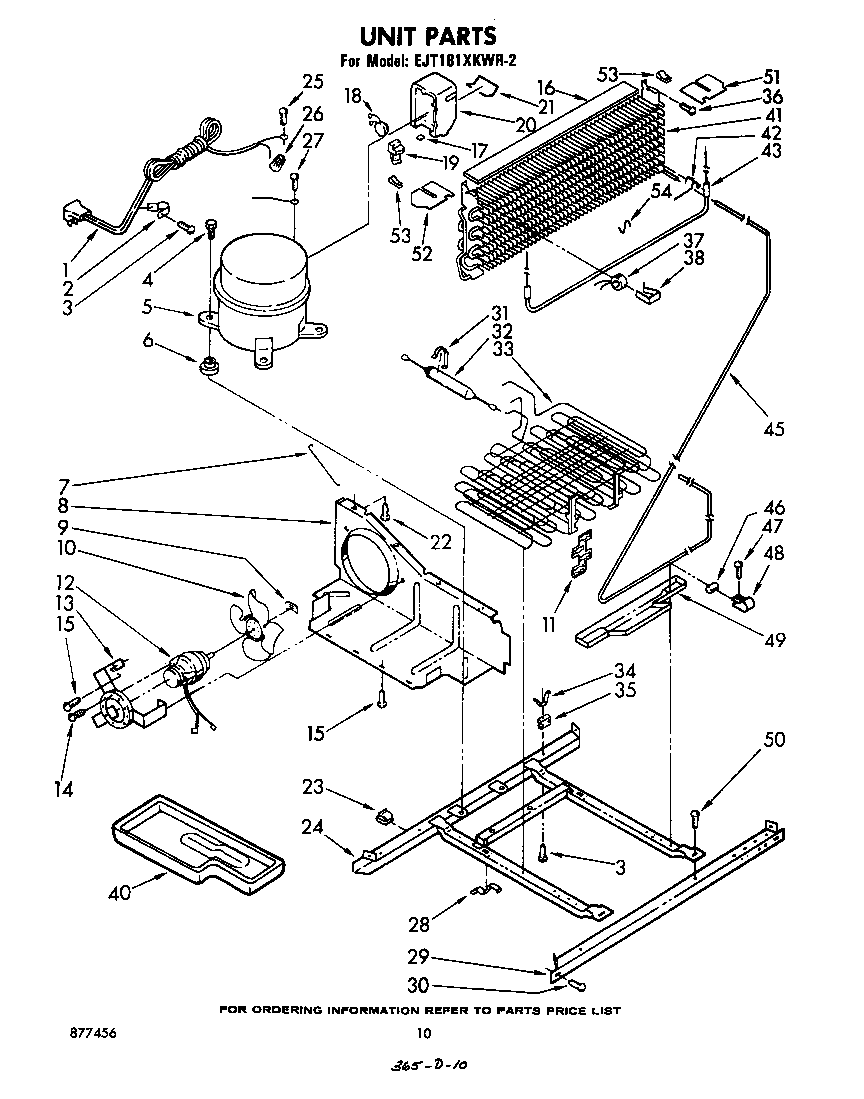 Whirlpool EJT181XKWR2 unit diagram