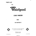 Whirlpool EH180FXLN2 null diagram