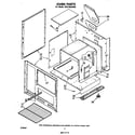 Whirlpool SF5140EKW0 oven diagram